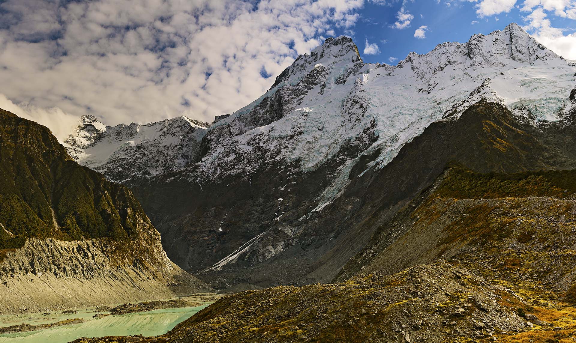Paul Stewart - Photo du glacier Mueller Glacier from Flickr