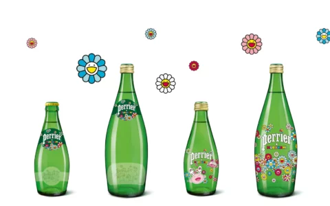 Arketing : rencontre entre art et marketing Exemple de Perrier X Murakami - Agence Kozman